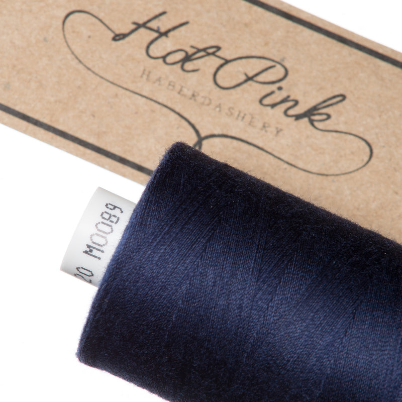 1000m Coates Polyester Moon Thread in Blues 0089