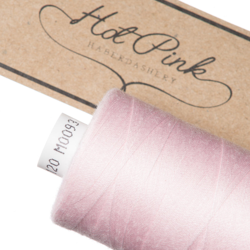 1000m Coates Polyester Moon Thread in Reds & Pinks 0093