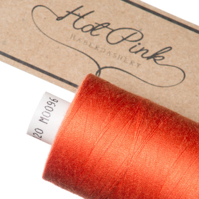 1000m Coates Polyester Moon Thread in Oranges & Yellows 0096