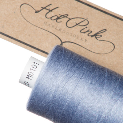 1000m Coates Polyester Moon Thread in Blues 0101