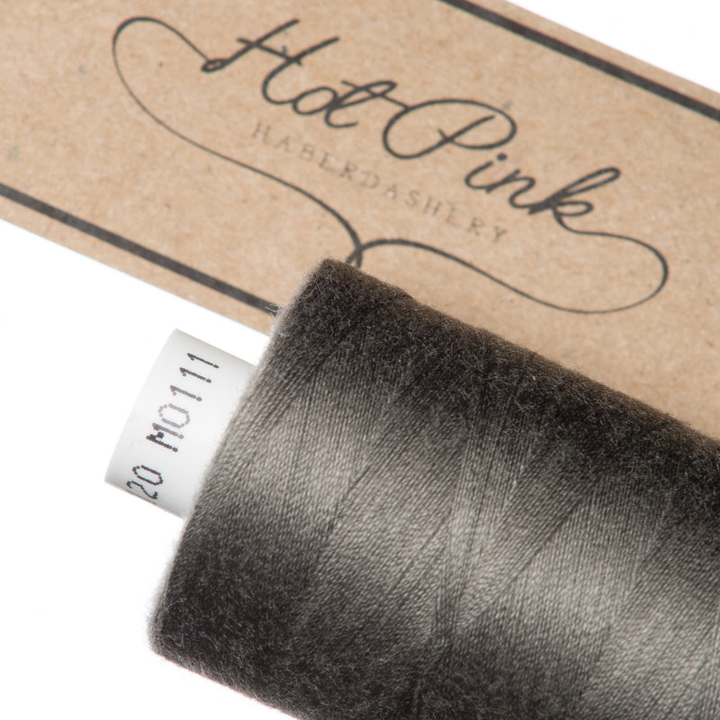 1000m Coates Polyester Moon Thread in Browns, Greys & Creams 0111
