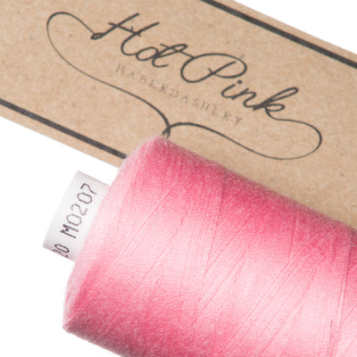 1000m Coates Polyester Moon Thread in Reds & Pinks 0207