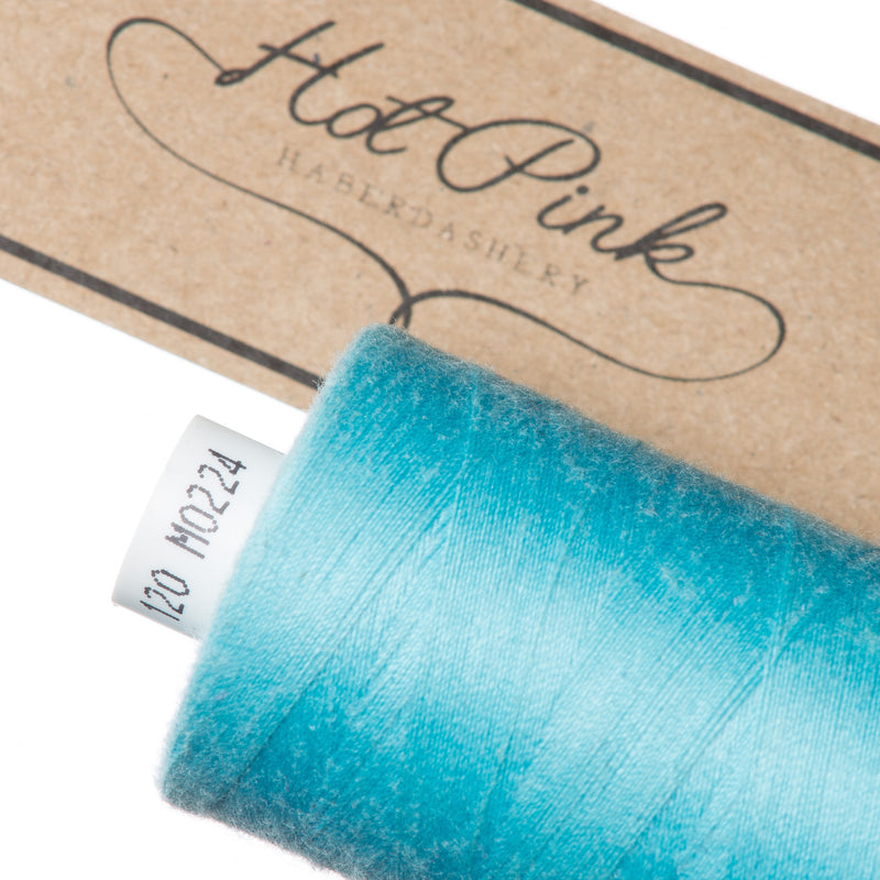 1000m Coates Polyester Moon Thread in Blues 0224