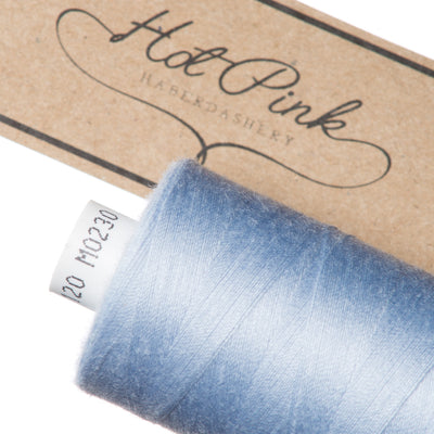 1000m Coates Polyester Moon Thread in Blues 0230
