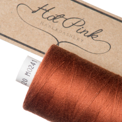 1000m Coates Polyester Moon Thread in Oranges & Yellows 0241