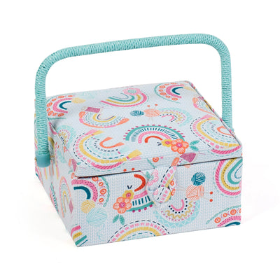 Small rainbow sewing box