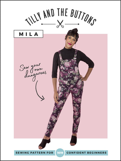 Mila Dungarees Sewing Pattern by Tilly and the Buttons