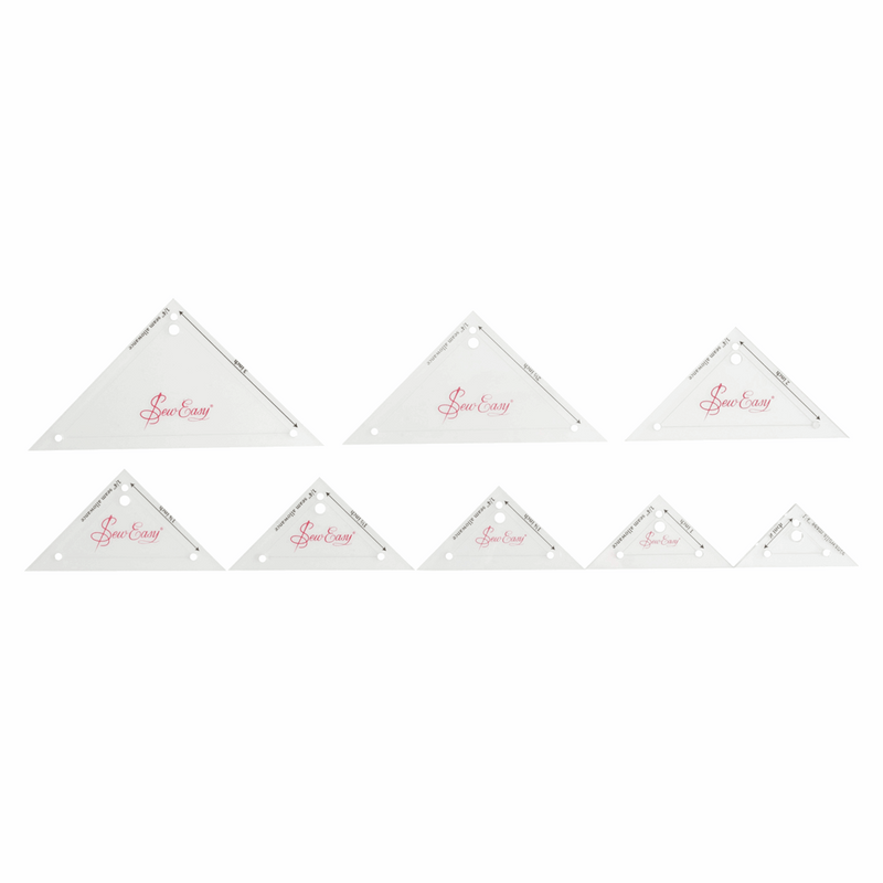 Sew Easy Mini Template Sets in triangles