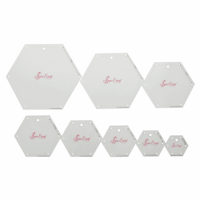 Sew Easy Mini Template Sets in hexagons