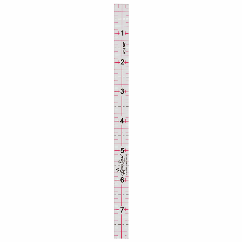 Sew Easy Patchwork Ruler in 8 x 0.5in
