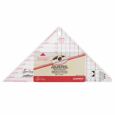 Sew Easy Star and Geese triangle Template Ruler