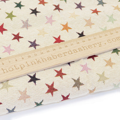 Lucero stars new world tapestry fabric by Chatham Glyn