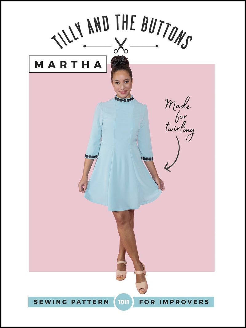 Martha Dress Sewing Pattern by Tilly and the Buttons