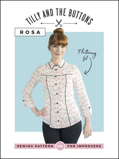 Rosa Shirt and Shirt Dress Sewing Pattern by Tilly and the Buttons