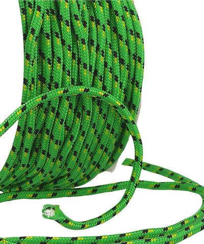 3mm Polyester rope Cord 30m Roll by Stephanoise in green mix 063