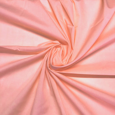 Plain polycotton fabric swatch in blush pink 41