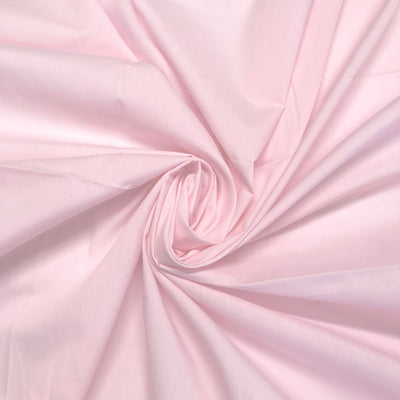 Plain polycotton fabric swatch in sugar pink 60