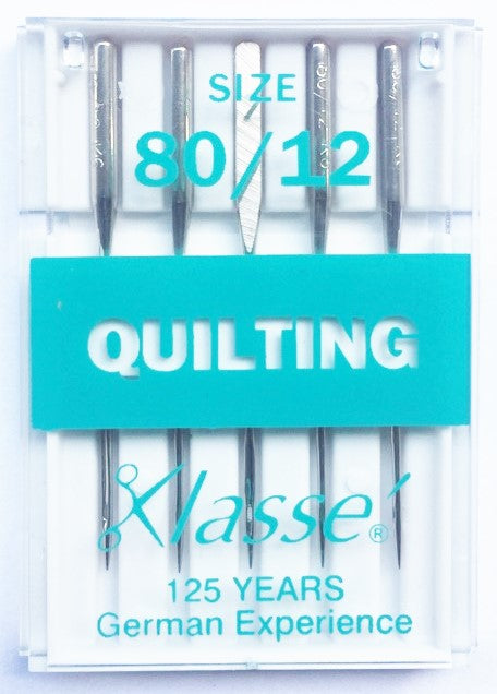 KLASSE Sewing Machine Needles in Quilting 80/12
