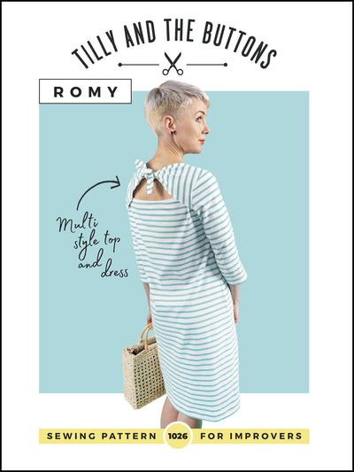 Romy Top and Dress Sewing Pattern by Tilly and the Buttons