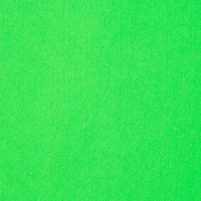 Super Soft 100% Acrylic Craft Felt by the 2.5 meter or 5 meter roll - super bright green