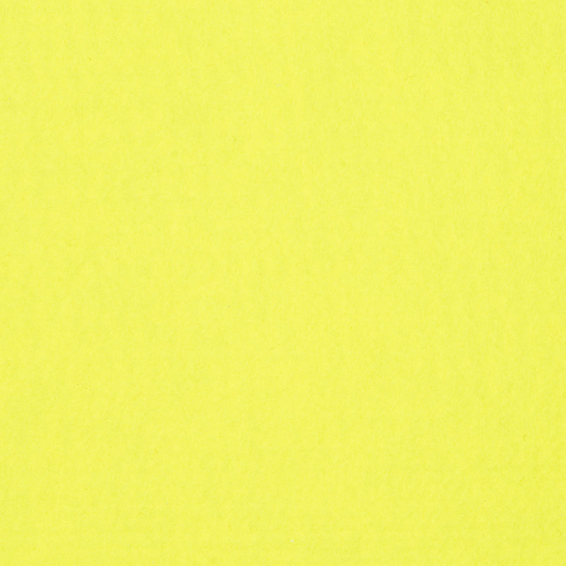 Pack of 10 Acrylic felt 9" squares / 22 cm felt squares - super bright yellow