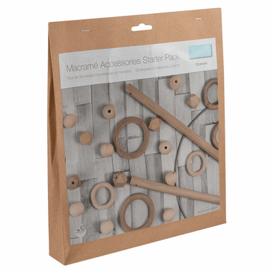 Macrame accessories started pack - 39 piece