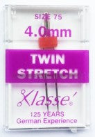 KLASSE Sewing Machine Needles in Twin Stretch 4.0mm