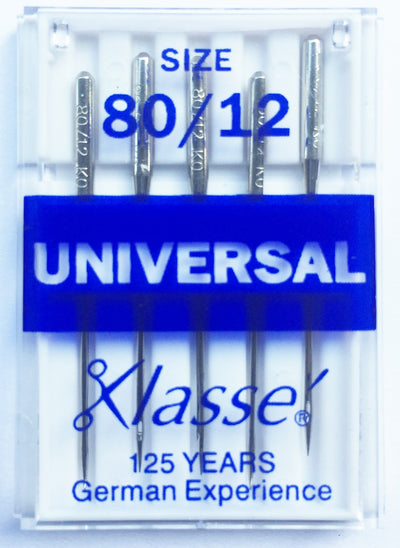 KLASSE Sewing Machine Needles in Universal 80/12