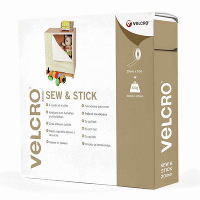 Velcro Stick and Sew Hook & Loop 20mm