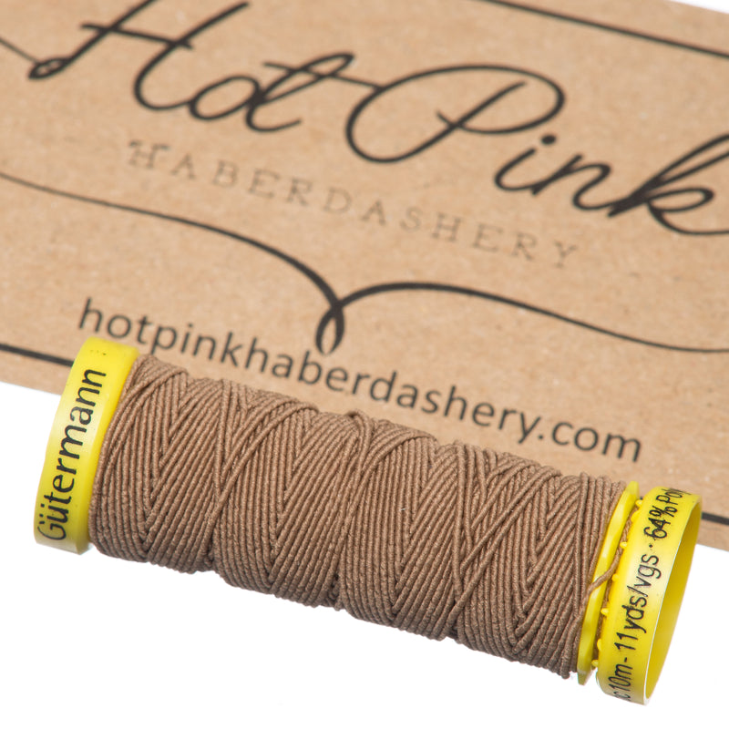 Gutermann Shirring Elastic Thread 10m Reel beige 1028