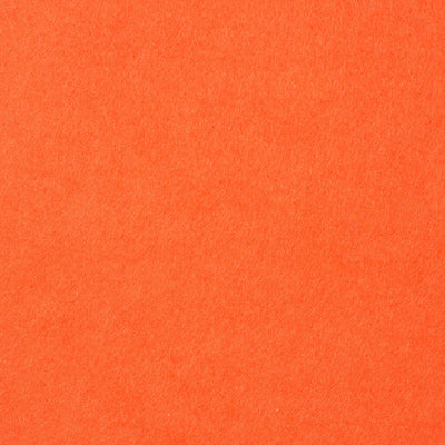 Pack of 10 Acrylic felt 9" squares / 22 cm felt squares- Bright Orange