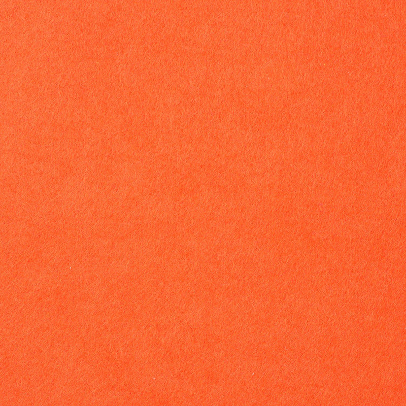 Super Soft 100% Acrylic Craft Felt by the 2.5 meter or 5 meter roll - Bright Orange