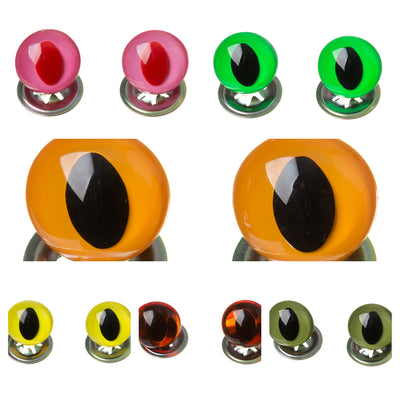 Pack of 5 pairs bright cat's eyes