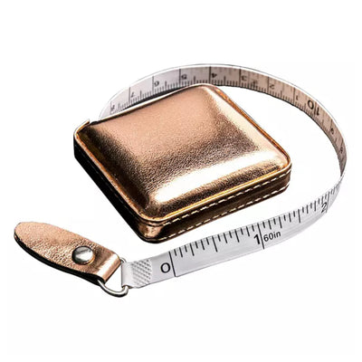 retractable tape measure150cm in stylish rose gold look