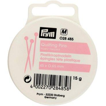 Prym 45 x 0.65mm quilting pins for quilting, sewing and crafts.