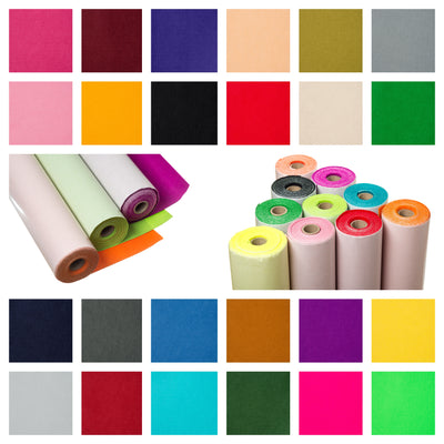 Super Soft 100% Acrylic Craft Felt by the 2.5 meter or 5 meter roll – 48 colours