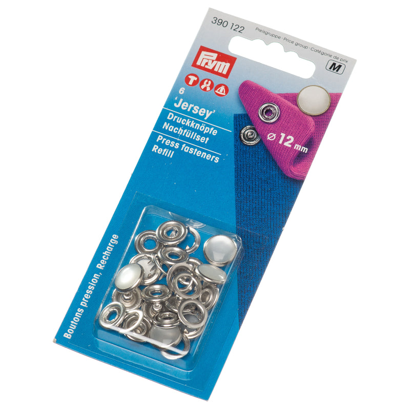 PRYM Press Studs Snap Poppers Nickle Free Brass Fastener for Fabric, Jeans,  Leather, Bibs, Baby Clothing, DIY Craft Accessories 10mm 