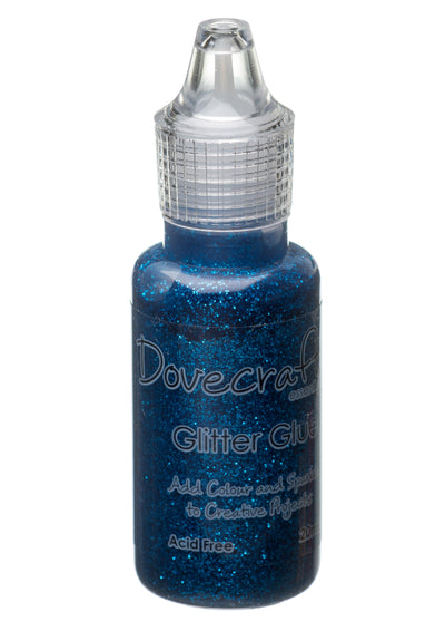 Topaz Blue Dovecraft Glitter Glue