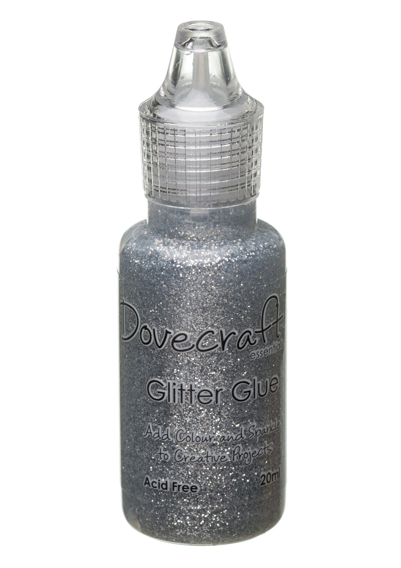 Silver Dovecraft Glitter Glue