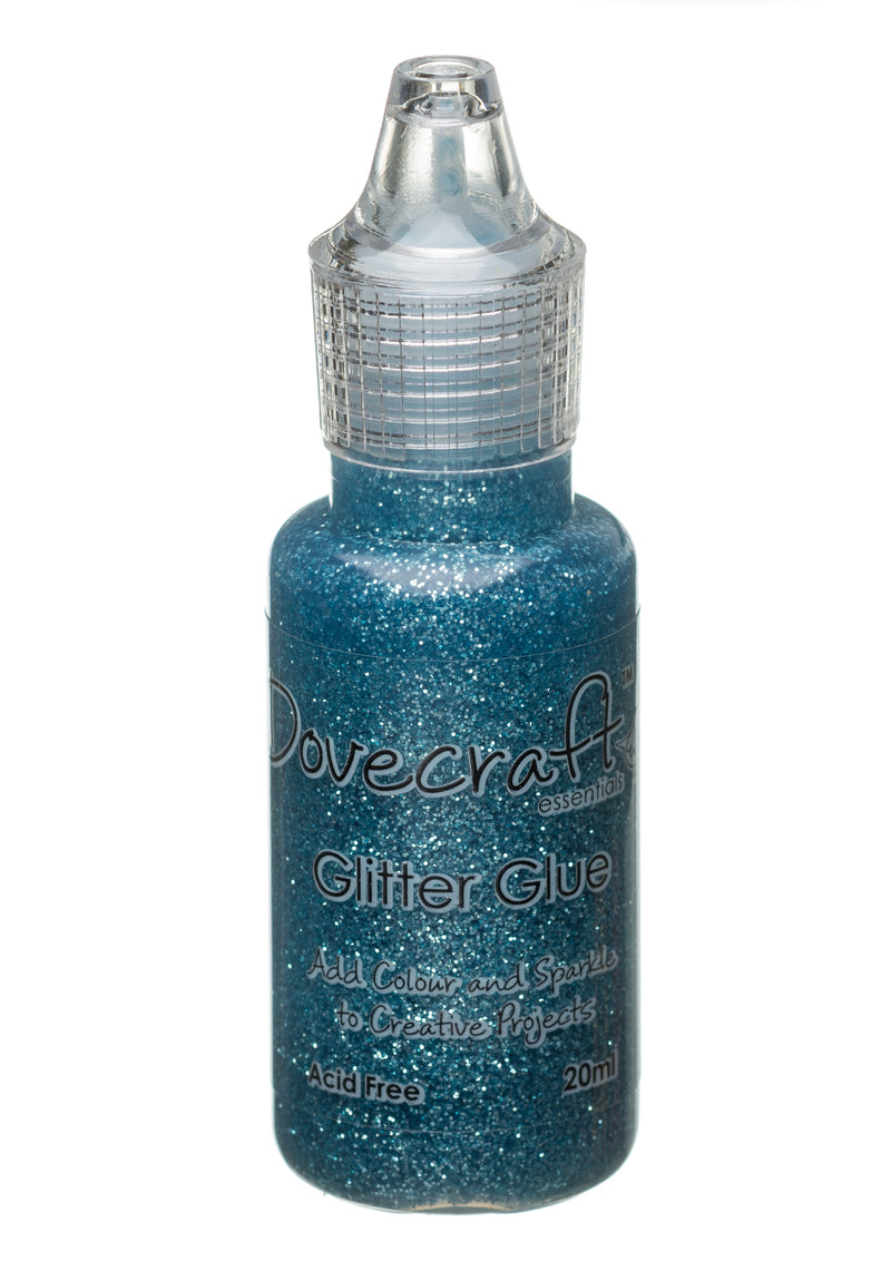Crystal Blue Dovecraft Glitter Glue