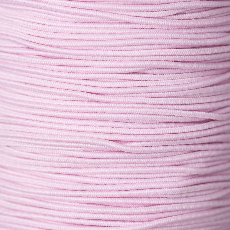 1mm Round Crafting Elastic  cord in pink