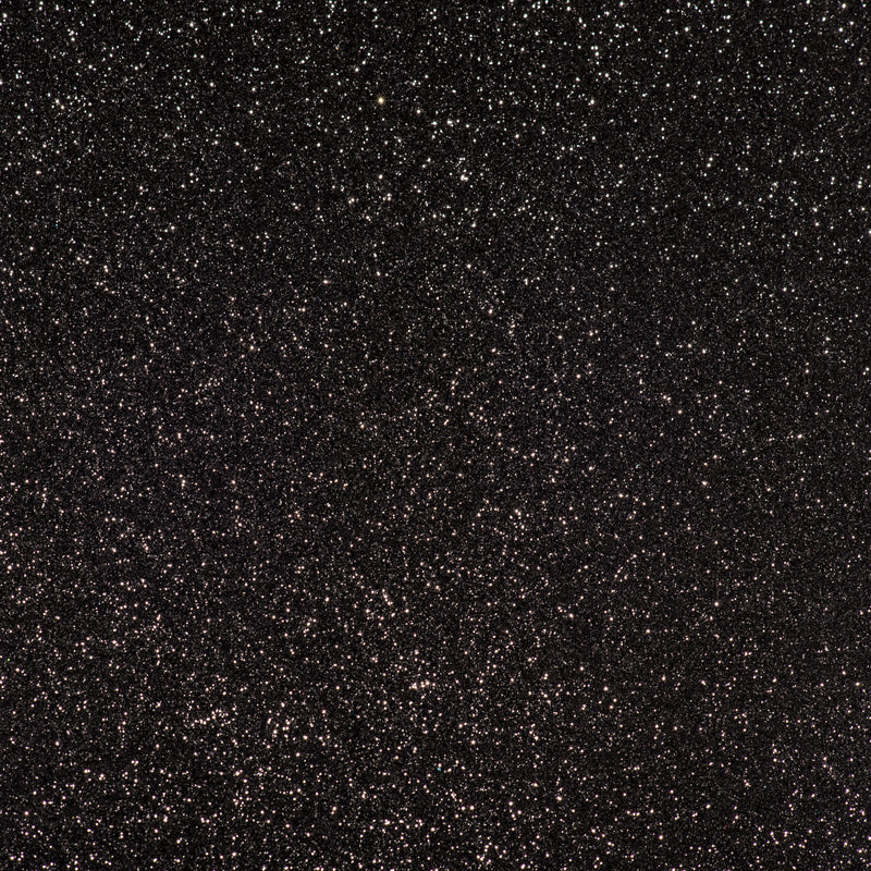 Black Glitter felt sheet - 23cm x 30cm sheet 