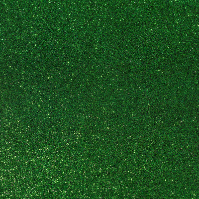 Green Glitter felt sheet - 23cm x 30cm sheet