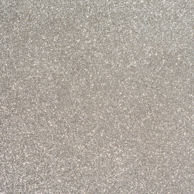 Silver Glitter felt sheet - 23cm x 30cm sheet