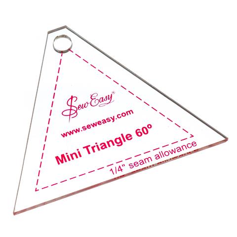 Sew Easy Mini Patchwork Quilting Templates in triangle 60 degrees