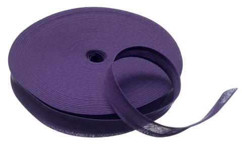 100% cotton bias binding in 16mm width in lavender purple