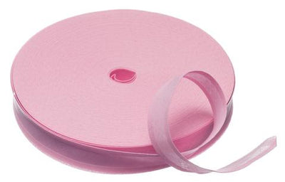 100% cotton bias binding in 16mm width in baby pink