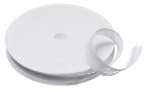 100% cotton bias binding in 16mm width in flo white