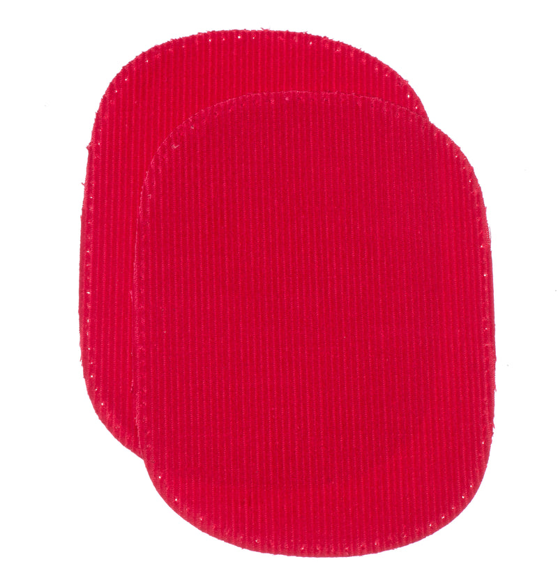 Kleiber Cord Elbow and Knee garment Patches in red