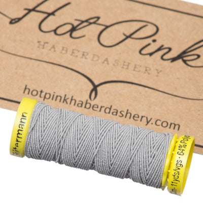 Gutermann Shirring Elastic Thread 10m Reel light grey 8387